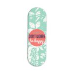 Typography Printed Slider Phone Grip Holder