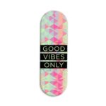 Typography Printed Slider Phone Grip Holder