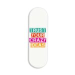 Typography Printed Slider Phone Grip Holder