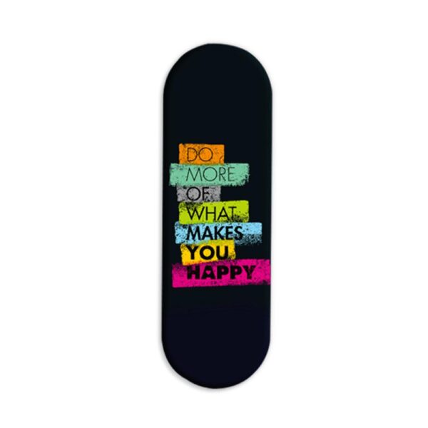 Typography Printed Slider Phone Grip Holder