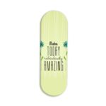 Typography Printed Slider Phone Grip Holder