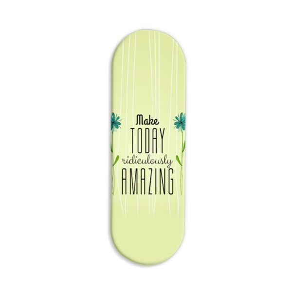 Typography Printed Slider Phone Grip Holder