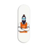 Moustache and Beard Printed Slider Phone Grip Holder