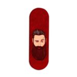 Moustache and Beard Printed Slider Phone Grip Holder