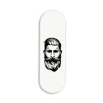 Moustache and Beard Printed Slider Phone Grip Holder
