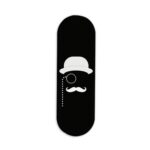 Moustache and Beard Printed Slider Phone Grip Holder