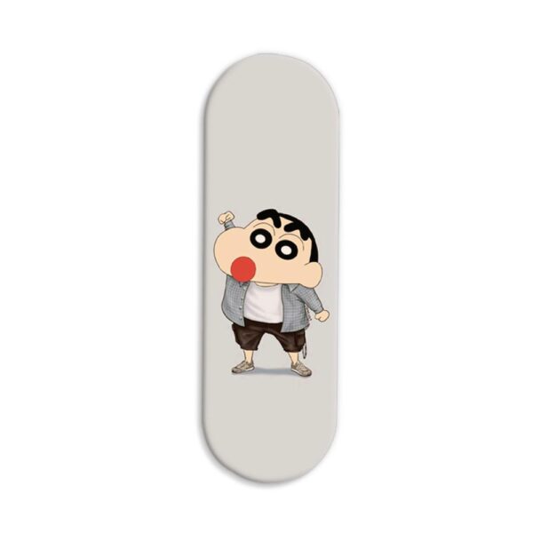 Shinchan Printed Slider Phone Grip Holder