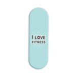 I Love Fitness Printed Slider Phone Grip Holder
