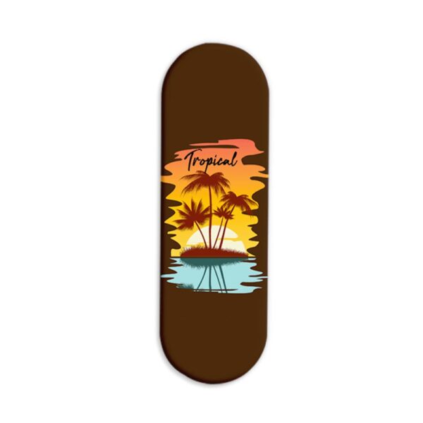 Tropical Printed Slider Phone Grip Holder