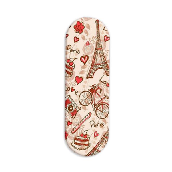 Paris Love Printed Slider Phone Grip Holder