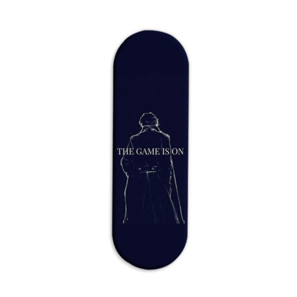 The Game Is On Printed Slider Phone Grip Holder
