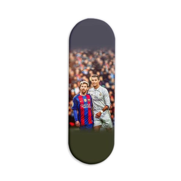Ronaldo and Messi Printed Slider Phone Grip Holder