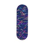 Abstract Printed Slider Phone Grip Holder