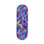 Abstract Printed Slider Phone Grip Holder