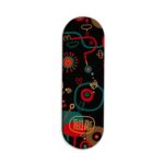 Abstract Printed Slider Phone Grip Holder