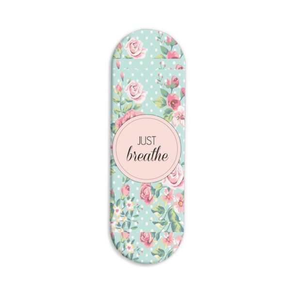 Just Breathe Printed Slider Phone Grip Holder