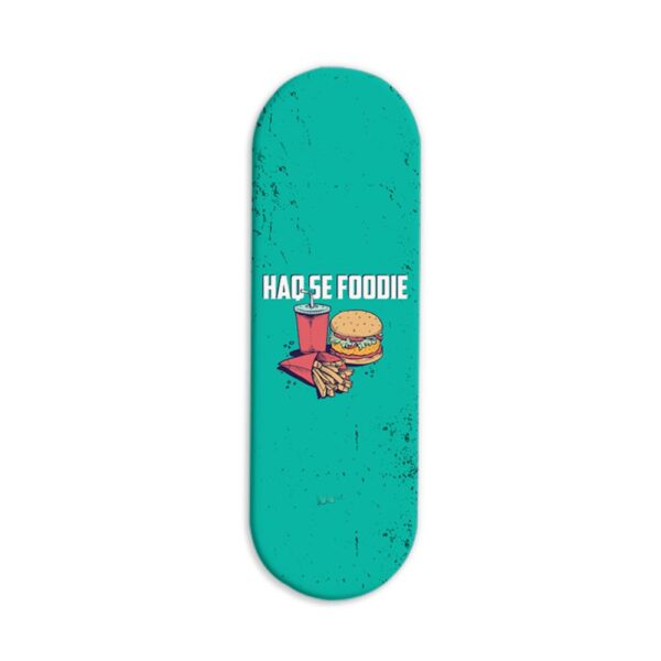 Haq Se Foodie Printed Slider Phone Grip Holder