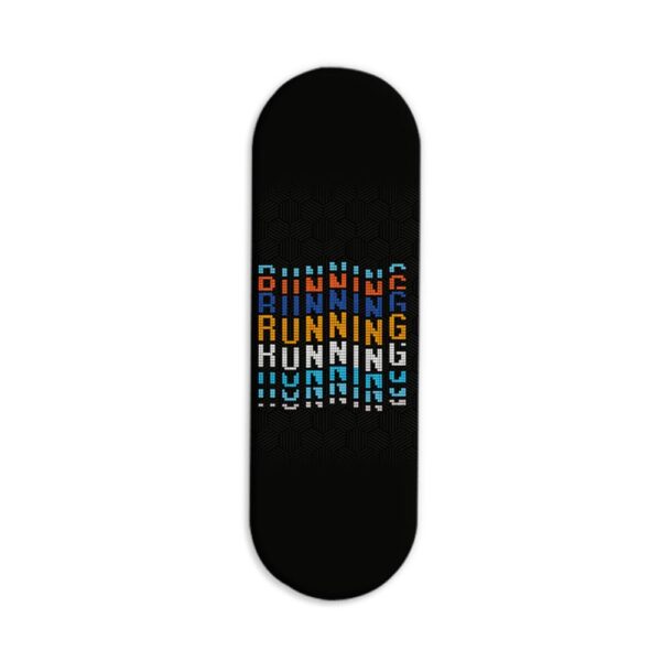Running Printed Slider Phone Grip Holder
