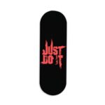 Just Do It Printed Slider Phone Grip Holder