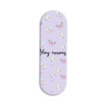 Stay Curious  Printed Slider Phone Grip Holder