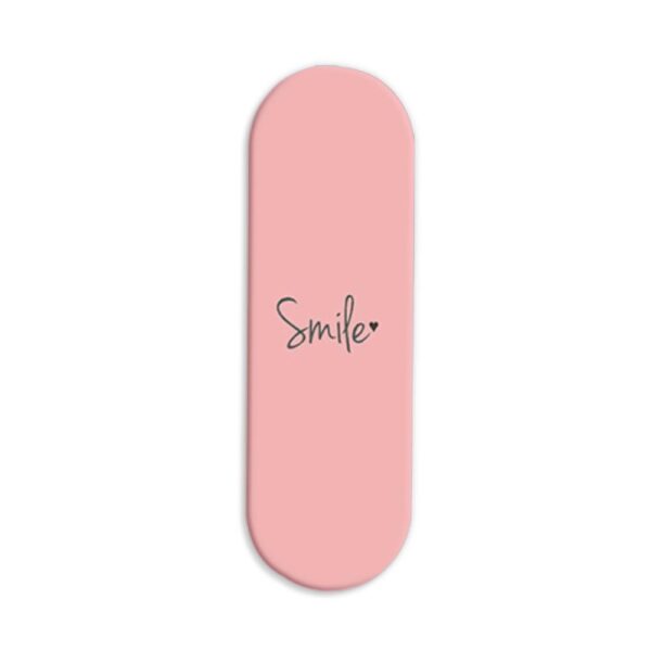 Smile  Printed Slider Phone Grip Holder
