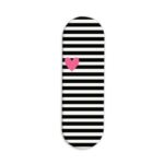 Black and White Grid Pattern  Printed Slider Phone Grip Holder