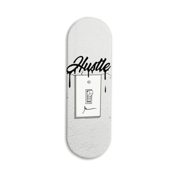 Hustle On Printed Slider Phone Grip Holder
