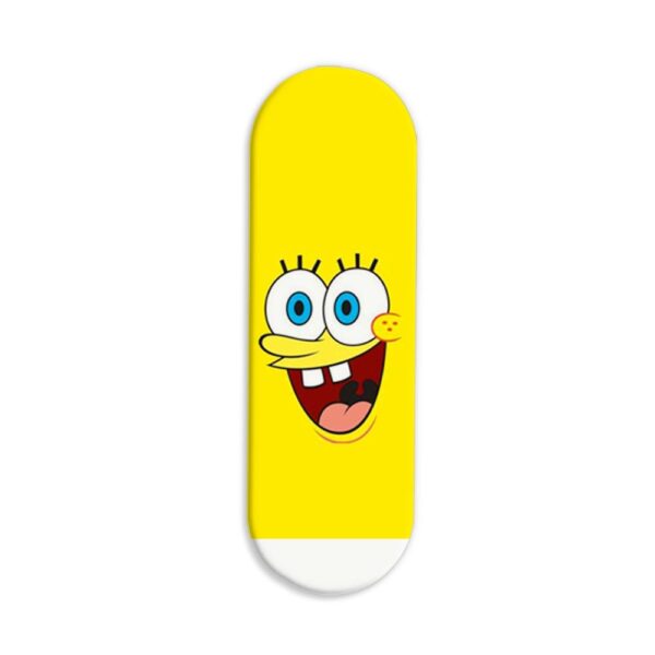 Yellow SpongeBob Printed Slider Phone Grip Holder