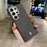 Premium Denim Fabric Phone Case With Magsafe Wireless Charging Support - Image 3