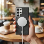 Premium Denim Fabric Phone Case With Magsafe Wireless Charging Support - Image 2