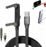 Premium Super Fast 240W Charging & Data Cable With Stand - Image 4