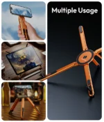 Premium All In One 360° Aluminum Magnetic Phone Holder & Laptop Stand. - Image 12