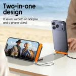 Premium Detachable 2 in 1 Superfast 240W C Type Charging Data Cable with 360° Invisible Stand - Image 9