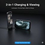 Premium Detachable 2 in 1 Superfast 240W C Type Charging Data Cable with 360° Invisible Stand - Image 13